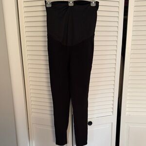 LOFT Maternity Ponte Leggings Black Small